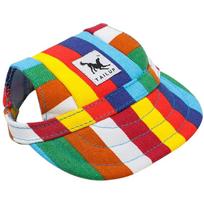 Small Pet Summer Canvas Cap Dog Baseball Visor Hat Puppy Outdoor Pet Cap S