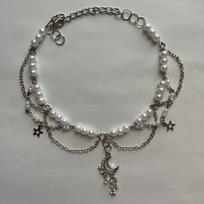 Glistening Moonlight Necklace Handmade Beaded Jewelry Y2k Fairycore Gift