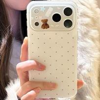 Cute Angel Wings Star Bear Case for iPhone 17 Pro Max 16 14 Full Coverage Soft Protective Cover iPhone 14