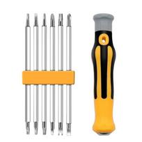 7pcs Security Tamper Proof Magnetic Screwdriver Drill Bits Hex Torx Flat-Head