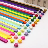 27-color full range Origami Lucky Star Paper Strips Folding Paper Ribbons Colors 540 sheets of paper