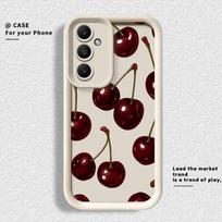Phone Cover Case for Samsung Galaxy A26 A32 A56 A12 A13 A15 A16 A51 A73 A35 A36 A53 A54 A71 A72 A34 A23 Stylish Cherry Pattern Galaxy A33 5G