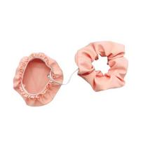 Drink Cover Scrunchie Drink Spiking Prevention Reusable Dustproof Elastic Hair Tie with Beverage Beer Water Cup Lid Women Girls College Students Gift rožinė