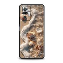 Phone Case For Xiaomi Redmi Note 14 13 12 Pro Plus 5G 9S 9 10 11 4G 14C 13C 12C 10C 9C 9A Soft Cover Seaside Scenery Wave Beach Redmi Note 13 Pro+ 5G