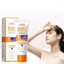 SPF 60 Kremas nuo saulės Ilgalaikė apsauga nuo saulės Kelionėms ir lauko veiklai Vasaros apsauga nuo saulės Sausas pojūtis ir apsauga nuo ultravioletinių spindulių 40g