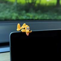 Žavingi Disney Mikės Pūkuotuko ir Donaldas Anties Automobilio Papuošalai Gydantys Automobilio Aksesuarai Mini Prietaisų Skydelio ir Monitoriaus Papuošalai Moterims A