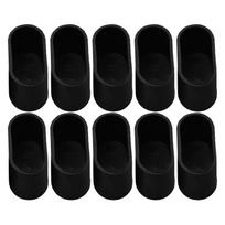 Kėdės kojų dangteliai Grindų apsaugos Lauko namų reikmenims Black 15x30mm