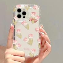 Colorful Little Flowers Phone Cases For IPhone 17 15 Case For IPhone 17 Air 16e 16 Pro Max 14 13 11 12 Soft Silicone Cover Case iphone 12 ProMax