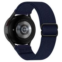 Nylon Elastic Strap For Huami Amazfit Bip 5/GTR 42mm 47mm Band GTR 4 3 Pro 2e/GTS 4 2 Mini Braided Bracelet 20mm 22mm Wristband 1PCS 20mm vidurnakčio mėlyna spalva