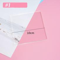 Craft Plate Sculpture Clay Pottery Workbench Acrylic Transparent 1