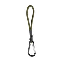 Carabiner Bungee Cord Portable Hanging Hook Strong Elastic Rope Multifunctional Connector Heavy Duty Latex Elastic Cord with Alloy Climbing Buckle armijos žalia spalva
