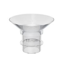 Krūties pompos dalies flanšo įdėklai Konvertuoti puikiai tinkantys, be BPA, maistinės medžiagos Moterų krūties pompos dalis 18mm
