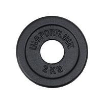 Ketaus olimpinis svorio diskas inSPORTline Castblack OL, 2 kg