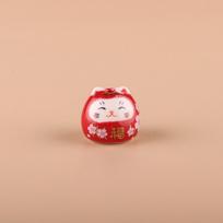 1 pc Bracelet Maneki Neko Bead Mobile Phone Chain Handmade Jewelry Accessories  Student raudona