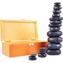 Lavos masažo akmenų rinkinys inSPORTline Basalt Stone 20 vnt.