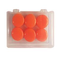 Silicone Noise Cancelling Ear Plugs - 6 Pcs for Sleeping, Travel, and Hearing Protection