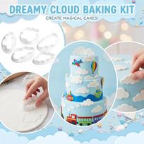 Cloud Shaped Cake Cutter Set Fondant Mold Sugarcraft Baking Tools for Cake Decoration and Pastry Design with Multiple Sizes and Shapes One Size balta