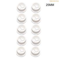 K1AE 10 Pieces Flexible Desk Rubber Grommet for Desk Table Console Furniture