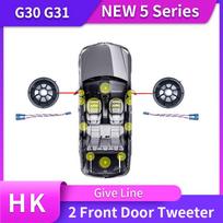 Car Front Door Tweeter Speaker Cover For BMW G30 5 Series Treble Horn Audio Trim Refit Accessories 12V