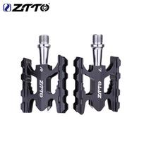 ZTTO Bicycle Pedal MTB Folding Bike Pedal Ultralight Anti-slip Pedal DU Bushing Sealed Bearing Kids Bike Pedals Aluminum Alloy juoda