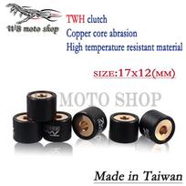 performance racing variator roller set clutch bead 17x12mm for Suzuki Scooter AG50 AD50 AG100 AN125 AN150 GSR125 UE125 QS150T 6 gram