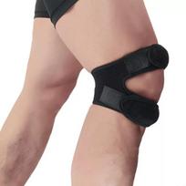 Sports Kneepad Double Patellar Knee Patella Tendon Support Strap Brace Pad Protector Open Fitness  Knee Wrap Band juoda