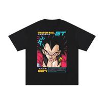 Dragon ball GT Vegeta Super Saiyan T-Shirt Manga DBGT Anime Vegeta Tee All Size 140