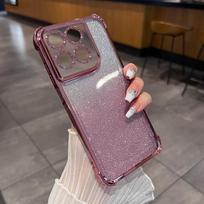Luxury Plating Edge Glitter Case For Motorola Signature Moto G77 G67 G86 Power G56 G66J/Y Edge 70 Ultra 60s Fusion 50 Pro Cover Moto Edge 60 Fusion rožinė