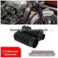 Front Fork Shock Absorber Dust Cover for Harley XL883/1200N/C/L Black
