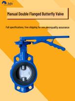 D71X-16 Manual Handle Wafer Butterfly Valve, DN50, Flange Connection D371H10 Carbon Steel - DN40/50, Universal, Standard
