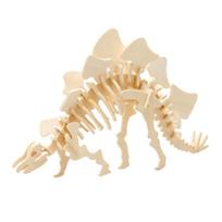 Medinis dinozauras 3D dėlionė robotas žaislas geriausia dovana vaikams edukacinės dovanos