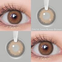 Magister Spalvoti lęšiai akims Beauty Pupils Natūralios akių spalvos lęšiai Pilkos spalvos kontaktiniai lęšiai 1 pora 6 mėnesių kosmetiniai kontaktiniai lęšiai 14.2mm