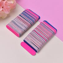 100 vnt Mini nagų dildės Nagų vienkartinės odelių šalinimo priemonės Nagų dailės įrankiai 15 USD 100pcs rožinė