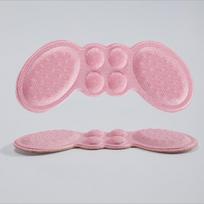 1Pora lipnaus audinio batų nugaros kulno įdėklai vidpadžiai pagalvėlės pagalvėlės pamušalas Grip Pad 4D minkštas atminties putų pėdų priežiūros įrankis 3mm rožinė