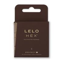 Prezervatyvai Lelo Hex Respect XL (3 vnt.)