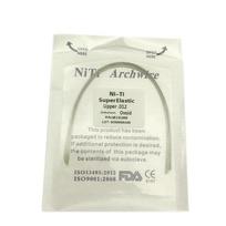 10 vnt./pak. Ortodontinis dantų super elastingas ovalios formos Niti apvalios lanko laidai Dental Niti lanko vielos odontologo gaminys 12 Upper
