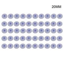 50 pakuotės skaidrių siurbtukų be kabliukų PVC plastikinių siurbtukų pagalvėlių, skirtų namų dekoravimui, dydžiai 20