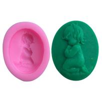 Silikono formelės 3D mergaičių tortas kūdikių vakarėlis fondant torto dekoravimo įrankiai lėlių šokoladinių saldainių formelės