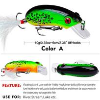6,2 cm masalo masalas Minnow plūduriuojantis masalas 10 g uolų masalas