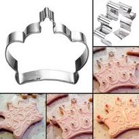 New Set/3pcs Stainless Steel   Fondant Biscuit Cookie Pastry Mold Cutter Cake Decorating Mould