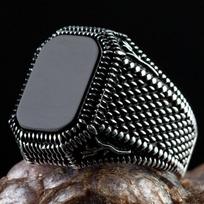 Retro rankų darbo turkiški žiedai vyrams senovinio sidabro spalvos raižyti erelio žiedai, mistika, cirkonio inkrustacija, naujas punk motorinis dviratininko žiedas 6