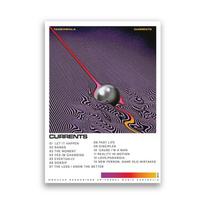 Tame Impala Psichodelinio Roko Muzikos Grupės Koncertų Plakatai ir Spaudiniai Vintažinis Sienų Menas Drobės Tapybos Paveikslai Svetainės Dekoro 21cm×30cm NoFrame