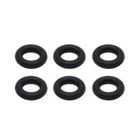 6X skirtas VW Skoda BMW sėdynės O žiedas guminis purkštuko antgalio laikiklio sandariklio komplektas, nutekėjimo tarpiklis 059130119 juoda automobilio atsarginė dalis 6pcs