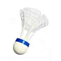 1 vnt. atsparus vėjui badmintono nailono plastikinis profesionalus treniruoklis, ypač patvarus, skirtas žaisti lauko kamuolius, treniruočių kamuolius balta