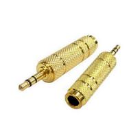 2 vnt 6,5 mm 6,35 mm iki 3,5 mm vyriško ir moteriško garso kabelio adapteriai 6,5 6,35 lizdas su kištuku 3,5 lizdas stereo AUX keitiklio stiprintuvas