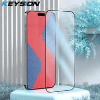 KEYSION Tempered Glass Full Cover for iPhone 15 Pro Max 15 Ultra HD Screen Protective Film for iPhone 15 Plus 14 13 12 Pro Max for iPhone 15 juoda