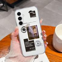 Samsung S22 S23+ Ultra S20 S21 FE S10 S6 S7 edge+ Case Fashion Atsparus smūgiams Girl Astronaut Skaidrus Minkštas silikoninis TPU, skirtas Galaxy Note5 buferiui Samsung M54