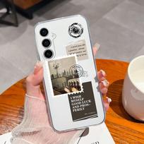 Samsung S22 S23+ Ultra S20 S21 FE S10 S6 S7 edge+ Case Fashion Atsparus smūgiams Girl Astronaut Skaidrus Minkštas silikoninis TPU, skirtas Galaxy Note5 buferiui Samsung Note20