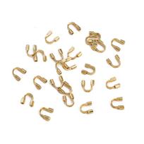 10/50 vnt. vario U formos sagties užsegimas, skirtas „pasidaryk pats“ papuošalams gaminti amatų aksesuarams 4.5x4.5mm 10pcs auksas