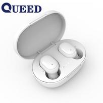 „Bluetooth“ ausinės Naujos „Bluetooth TWS“ laisvų rankų įrangos bevielis judėjimas ausyje balta
